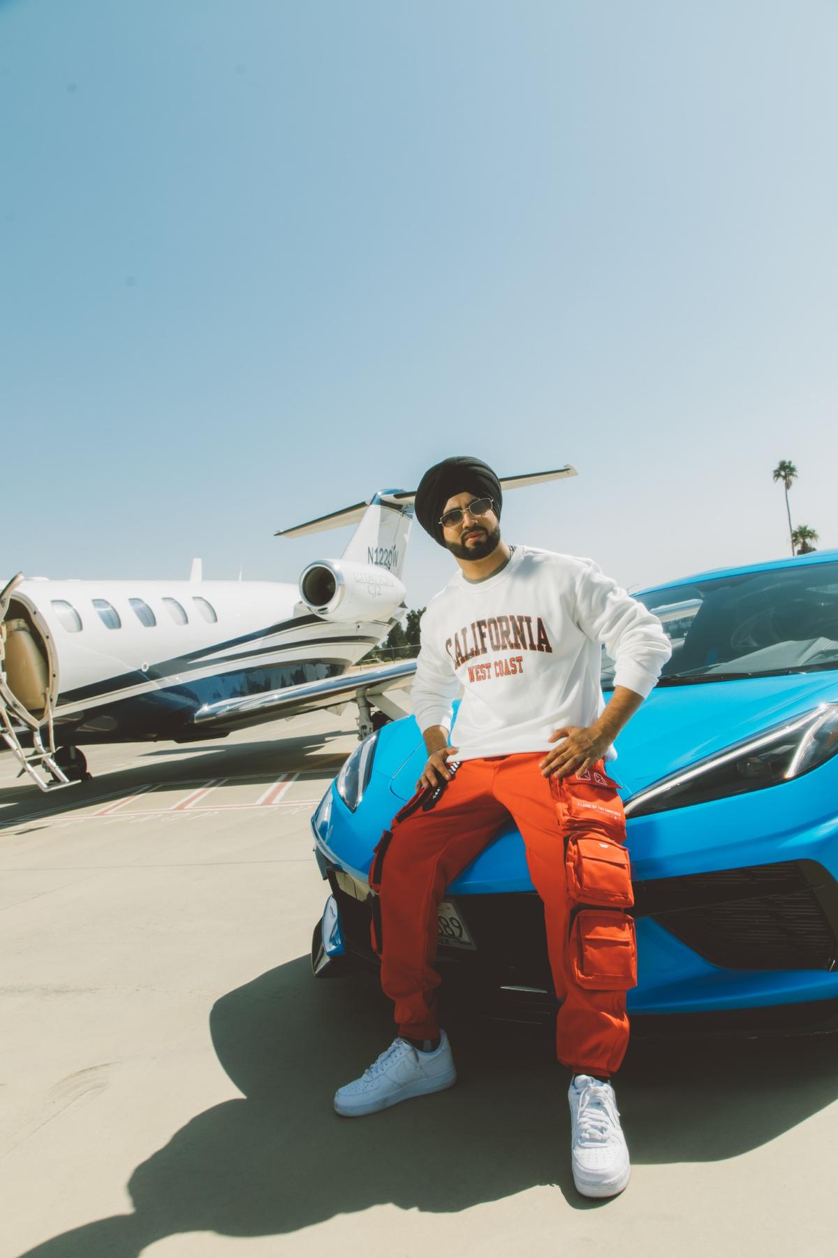 The California-based hip-hop artiste D Cali’s music is urban-based,  and the lyrics are in Punjabi-laced English.